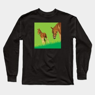 Horses Long Sleeve T-Shirt